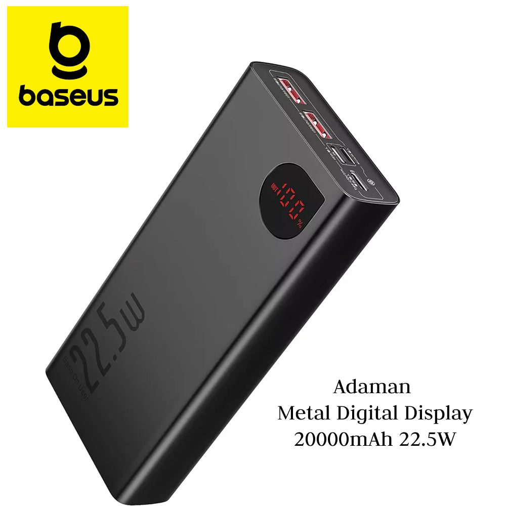 BAESUS Adaman 20000mah 22.5w Metal Digital Display PowerBank