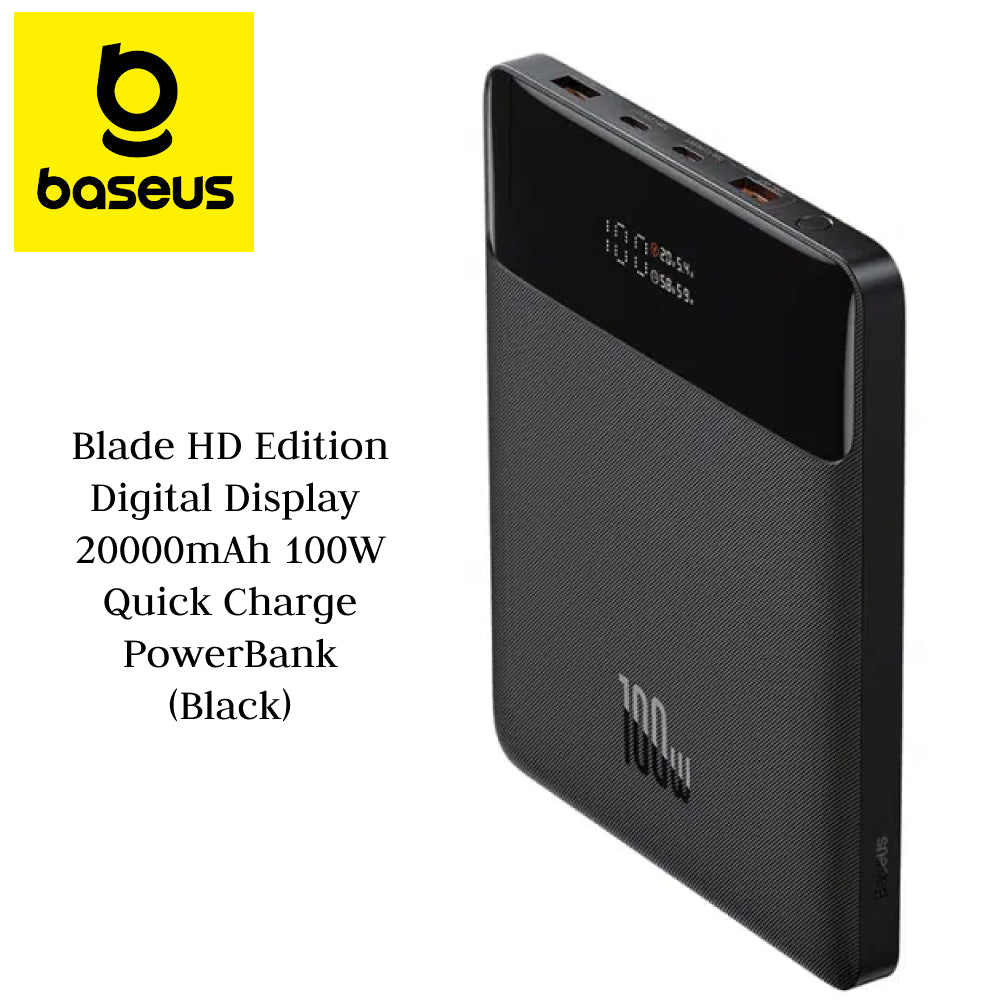 BASEUS Blade HD Edition Digital Display 20000mah 100W PowerBank