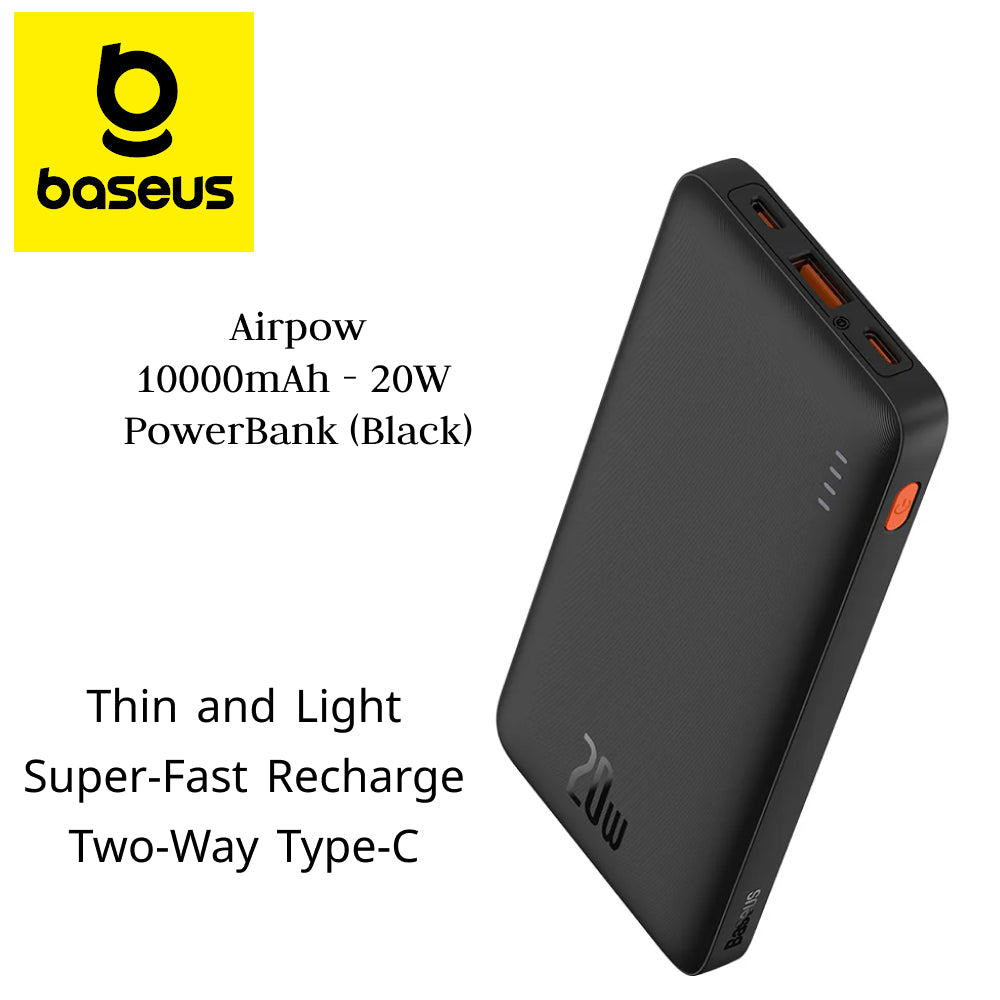 BASEUS Airpow 10000mAh 20W PowerBank | Black