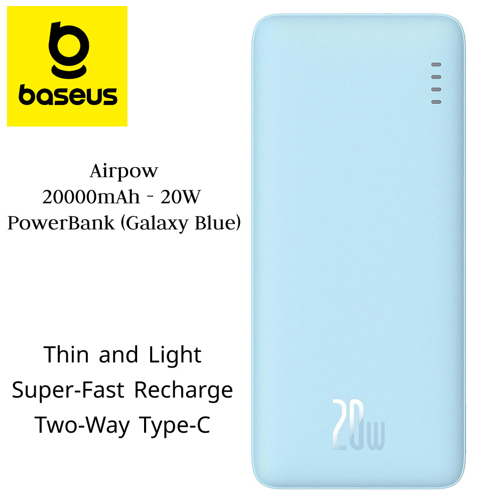 BASEUS Airpow 20000mAh 20W PowerBank | Galaxy Blue