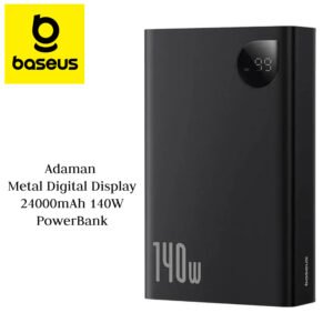 BAESUS adaman 24000mah 140w metal digital display power bank